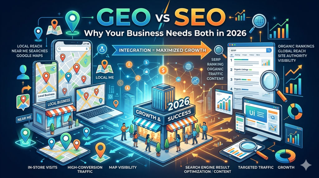 GEO vs SEO: Why Your Business Needs Both in 2026